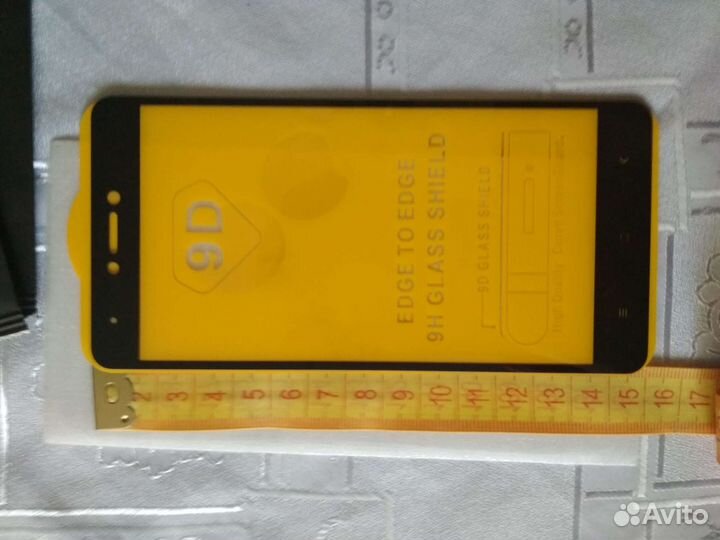 Защитное стекло xiaomi redmi note 4x 2штуки