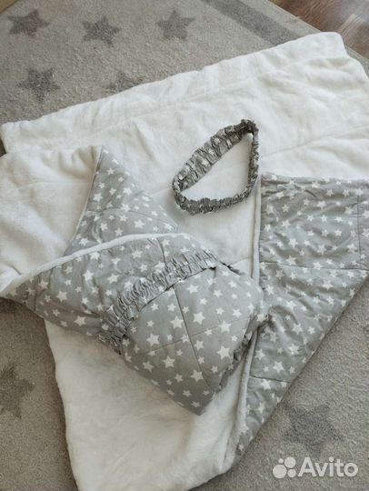 Одеяла-конверты на выписку для двойни