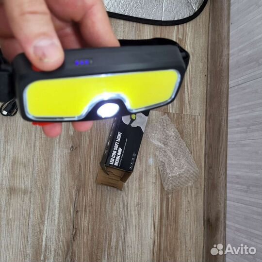 Фонарик налобный аккумуляторный мощный