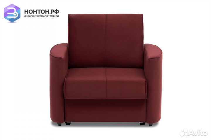 Кресло еврокнижка Колибри бордовое