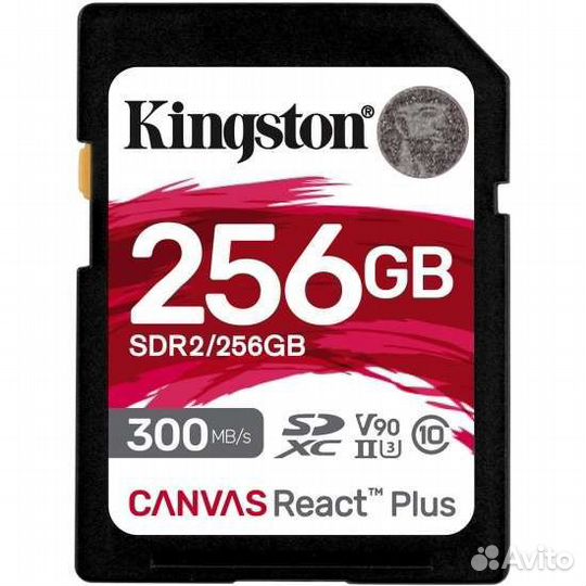 256Gb Kingston Canvas React Plus sdxc UHS-II V90