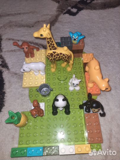 Лего дупло животные россыпью