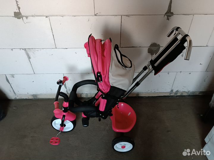 Велосипед коляска с ручкой