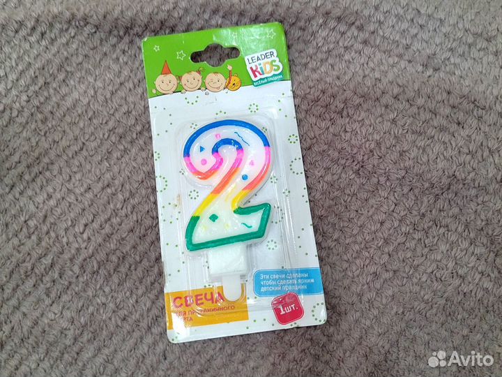 Свечка на торт