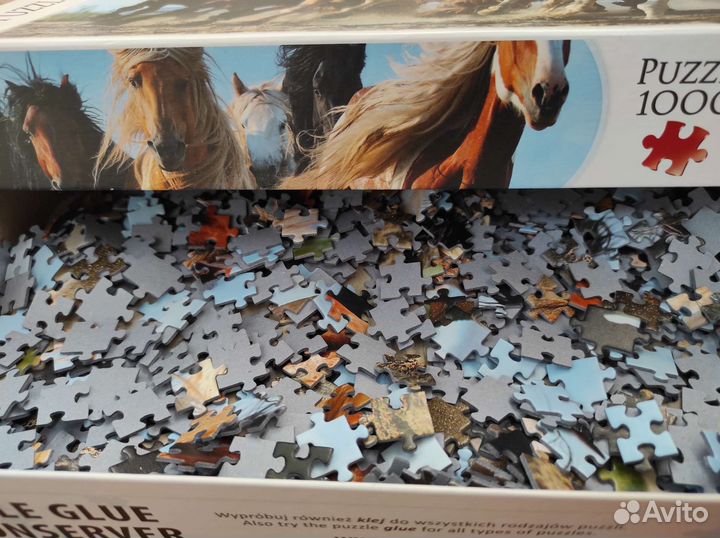 Пазлы 1000 лошали