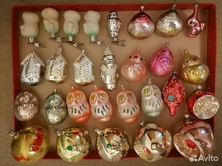 Елочные игрушки СССР
