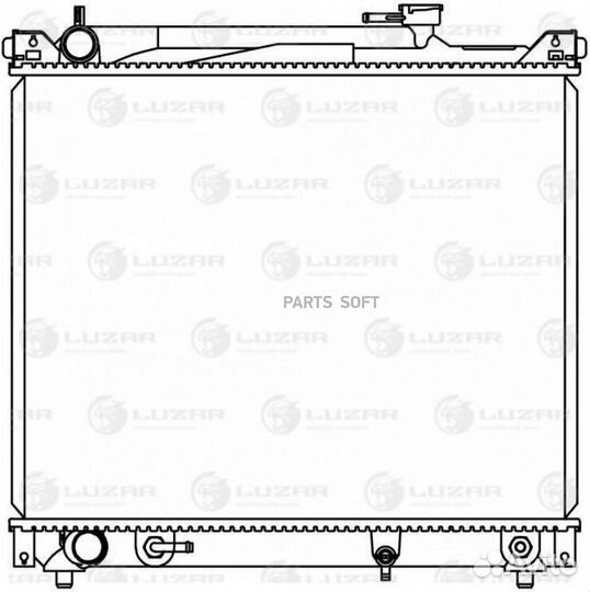 Luzar LRC24145 Радиатор охлаждения двигателя suzuk