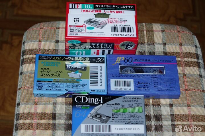 Запечатанные японские кассеты Sony TDK axia JP лот