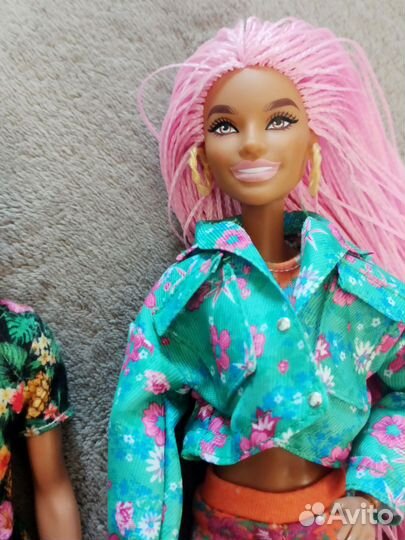 Лот кукол барби шарнирная Кен фашионистас семья