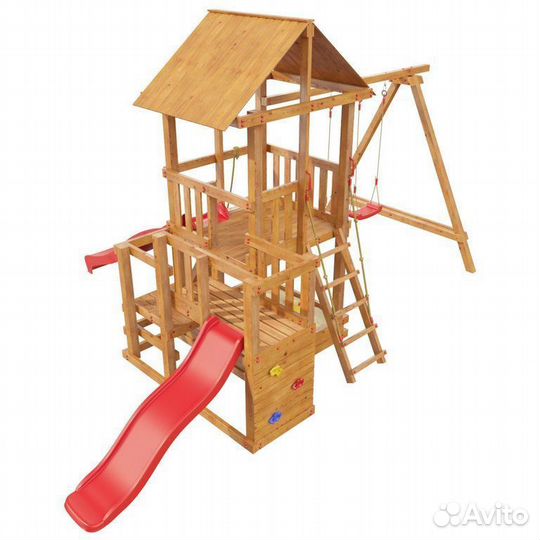 Детская площадка Сибирика с 2-я горками