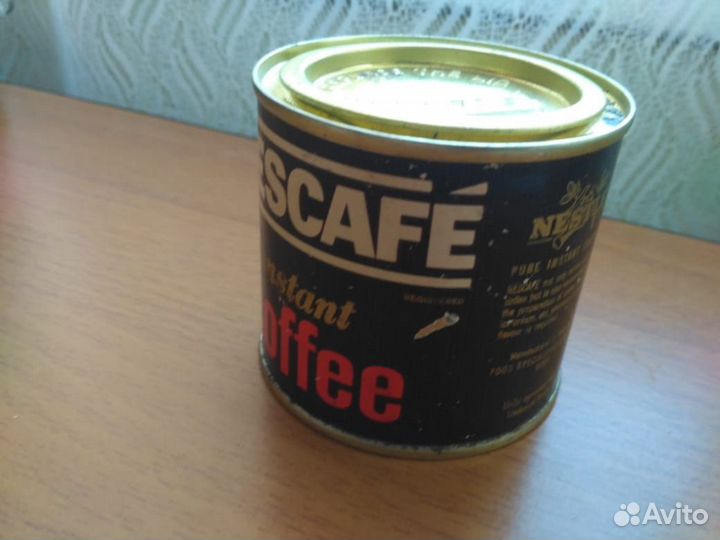 Жестяная банка Nescafé винтаж СССР