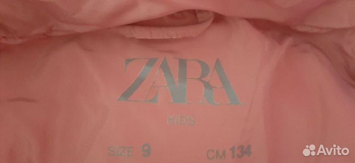 Пальто для девочки zara 134