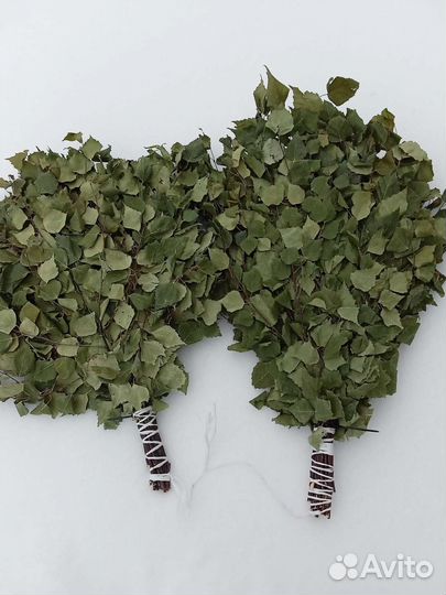 Веники для бани дуб, берёза