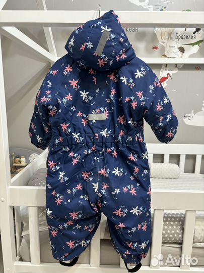 Зимний комбинезон reima 86 92 снежинки 3