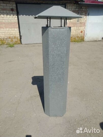 Короб для дымохода оцинкованный