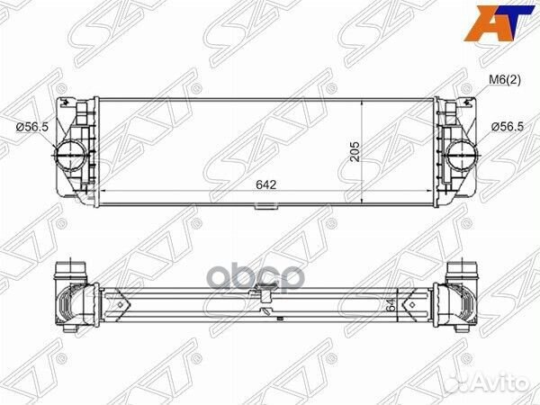 Интеркулер mercedes sprinter 05- ST-A9065010201