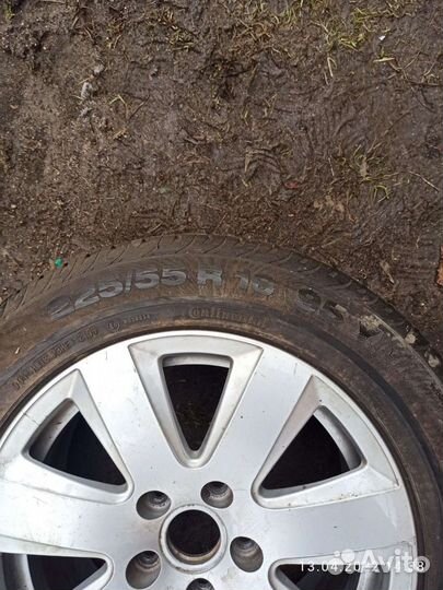 Диск Ауди А6 r16 с покрышкой