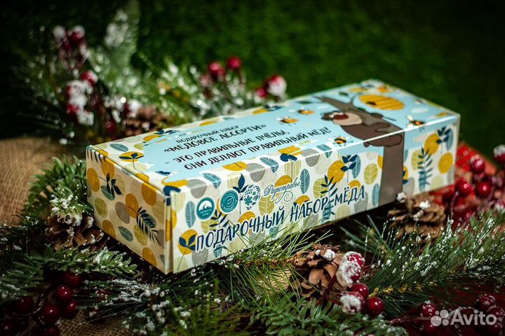 Мёд в подарочном наборе