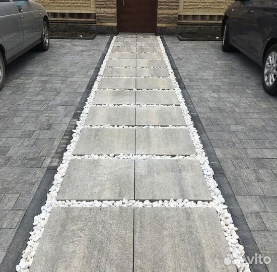 Тротуарная плитка, брусчатка Квадрат 500х500