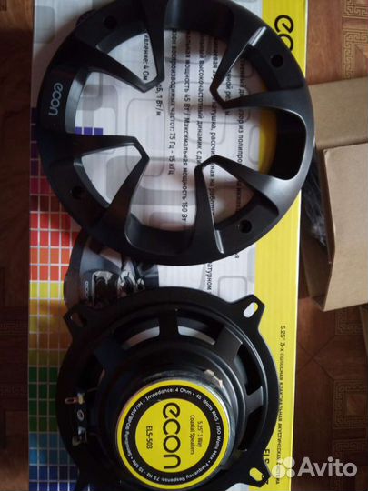 Продам комплект новых авто динамиков коаксиальных