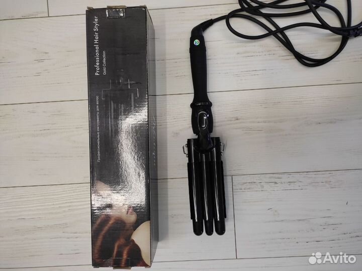 Плойка тройная для волос