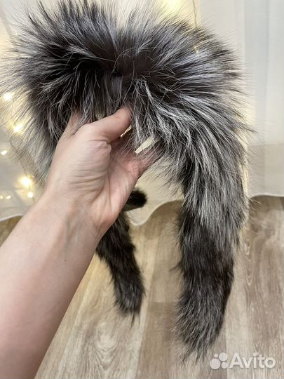 Меховой воротник из лисы