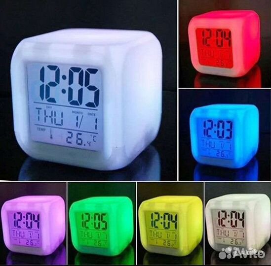 Светодиодные часы / ночник