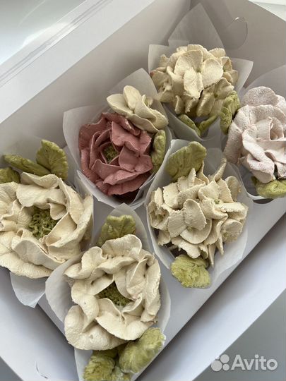 Цветы из зефира. Зефирный букет