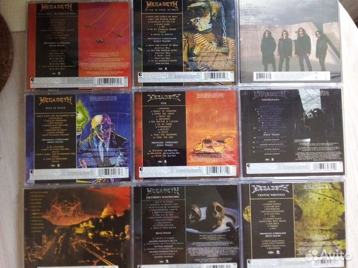 Megadeth на сd