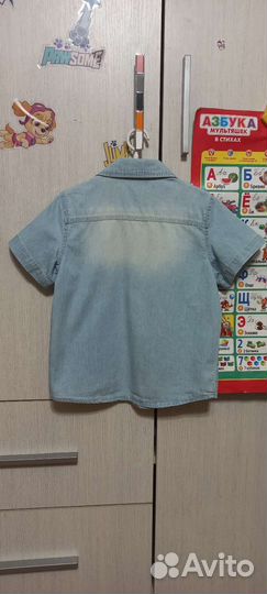 Рубашка джинсовая для мальчика