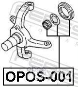 Ремкомплект рычага подвески 4 PCS opos001 Febest