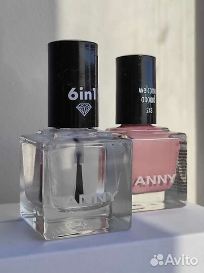 Лак и база для ногтей anny