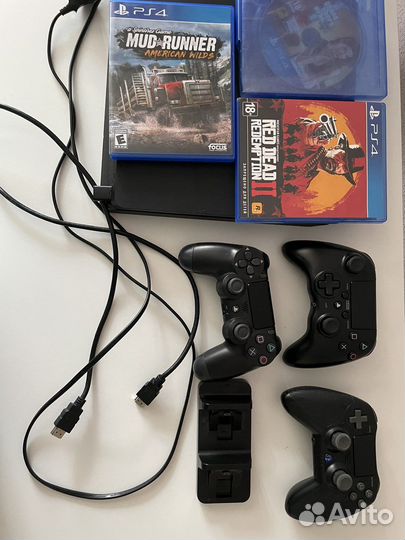 Игровая приставка ps4 slim 500