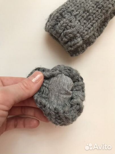 Новые шапка и рукавички next 3-9 мес
