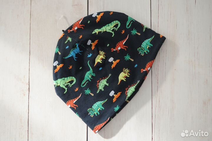 Шапочки для мальчика утеплен. 3-6