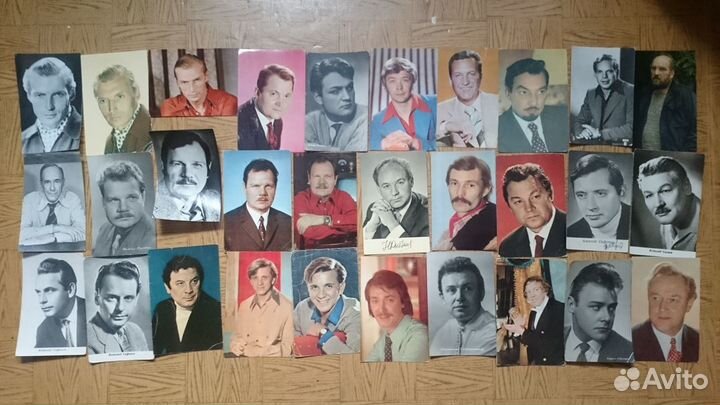 Фотографии актёров кино СССР. №1. 250шт. Список