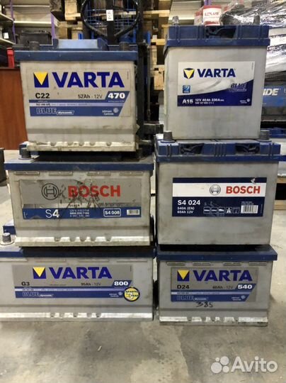 Аккумулятор Varta Б/У 70Ah 630A 570413063 E24