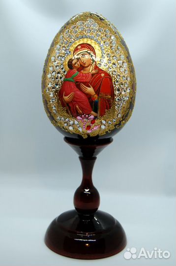 Яйцо пасхальное с иконой