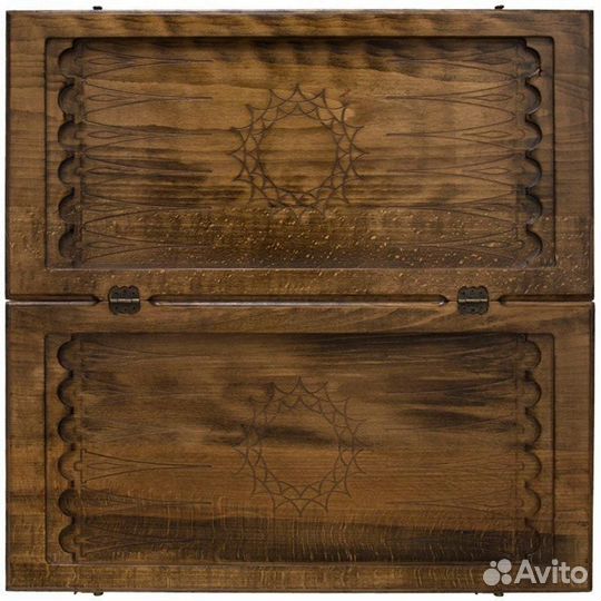 Нарды и шашки резные Скорпион 62 х 64 см бук Армения 62736