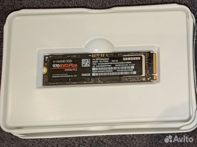 Диск SSD Samsung 970 EVO Plus M.2 500GB PCIe