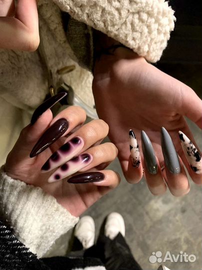 Маникюр покрытие гель лаком