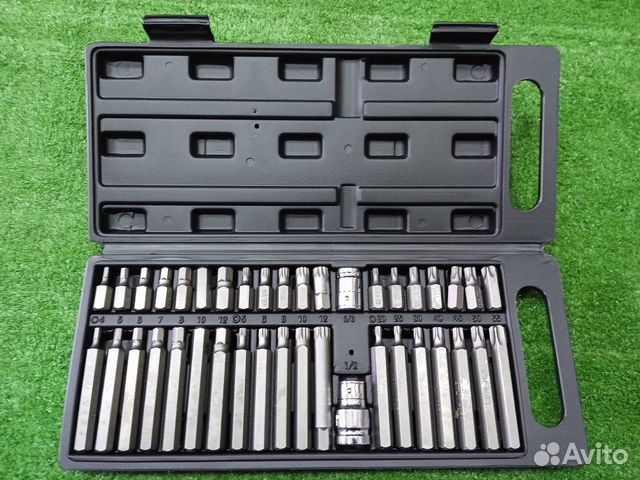 Набор вставок torx, spline, шестигранников