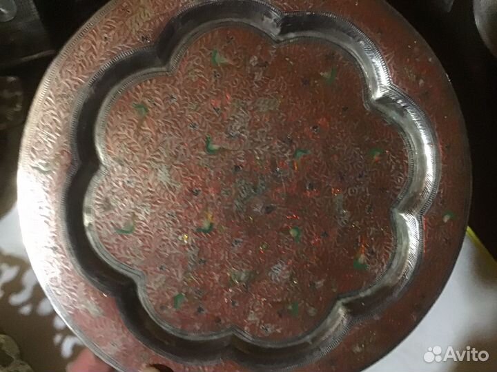 Тарелка латунь СССР