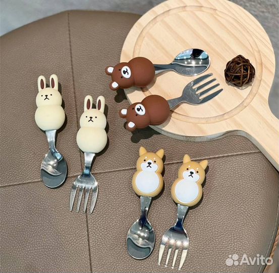 Детские ложка и вилка