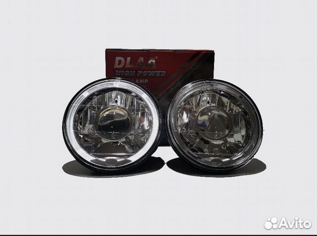 Фары передние Niva Urban хром LED с линзой