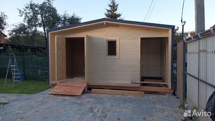 Дачный домик в стиле Барн хаус 5/2.5