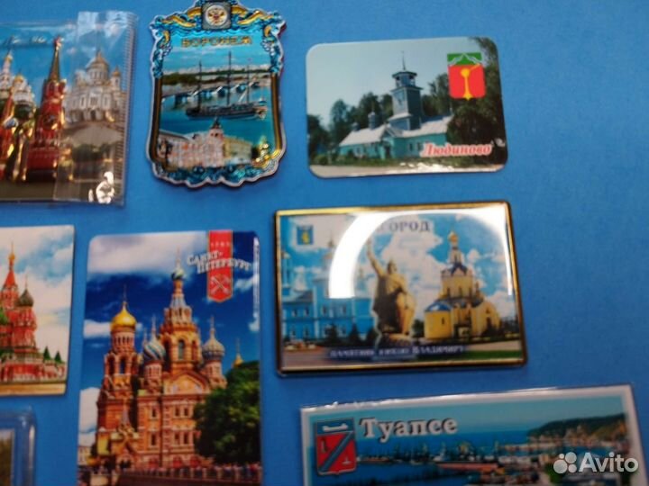 Магниты на холодильник города россии