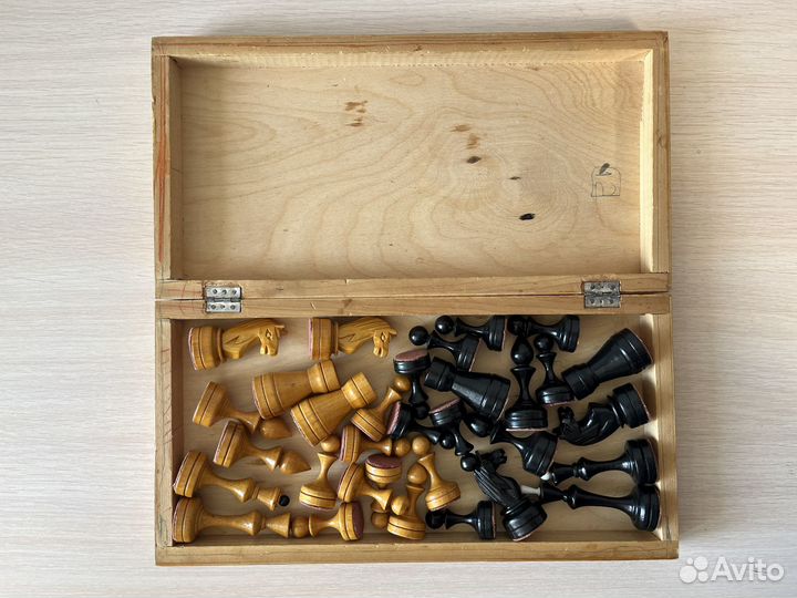 Шахматы деревянные СССР Бородинские 40х40