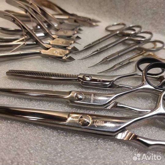 Заточка ножниц, кусачек и ножей к машинкам