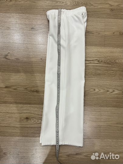 Брюки палаццо белые для девочки